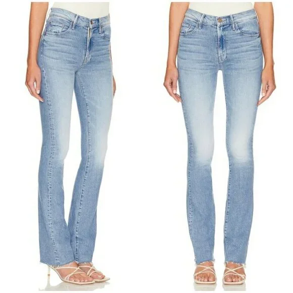 💕MOTHER💕 The Insider Sneak Fray Jeans ~ Love On The Beat 31 NWOT